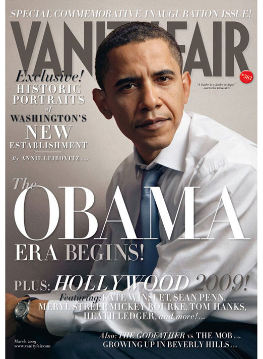 Une Vanity Fair Barack Obama Mars 2009